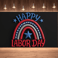 thumbnail image 6 of Colorful Design Happy Banner Patriotic Theme Labor Day Stars for Celebration Indoor Outdoor Decoration Holiday Event, 6 of 7