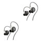 thumbnail image 4 of Tholdsy Auriculares con cable Auriculares portátiles de 3,5 mm Auriculares estéreo para caminar Teléfono inteligente Auriculares manos Negro Regular 2Conjunto, 4 of 6