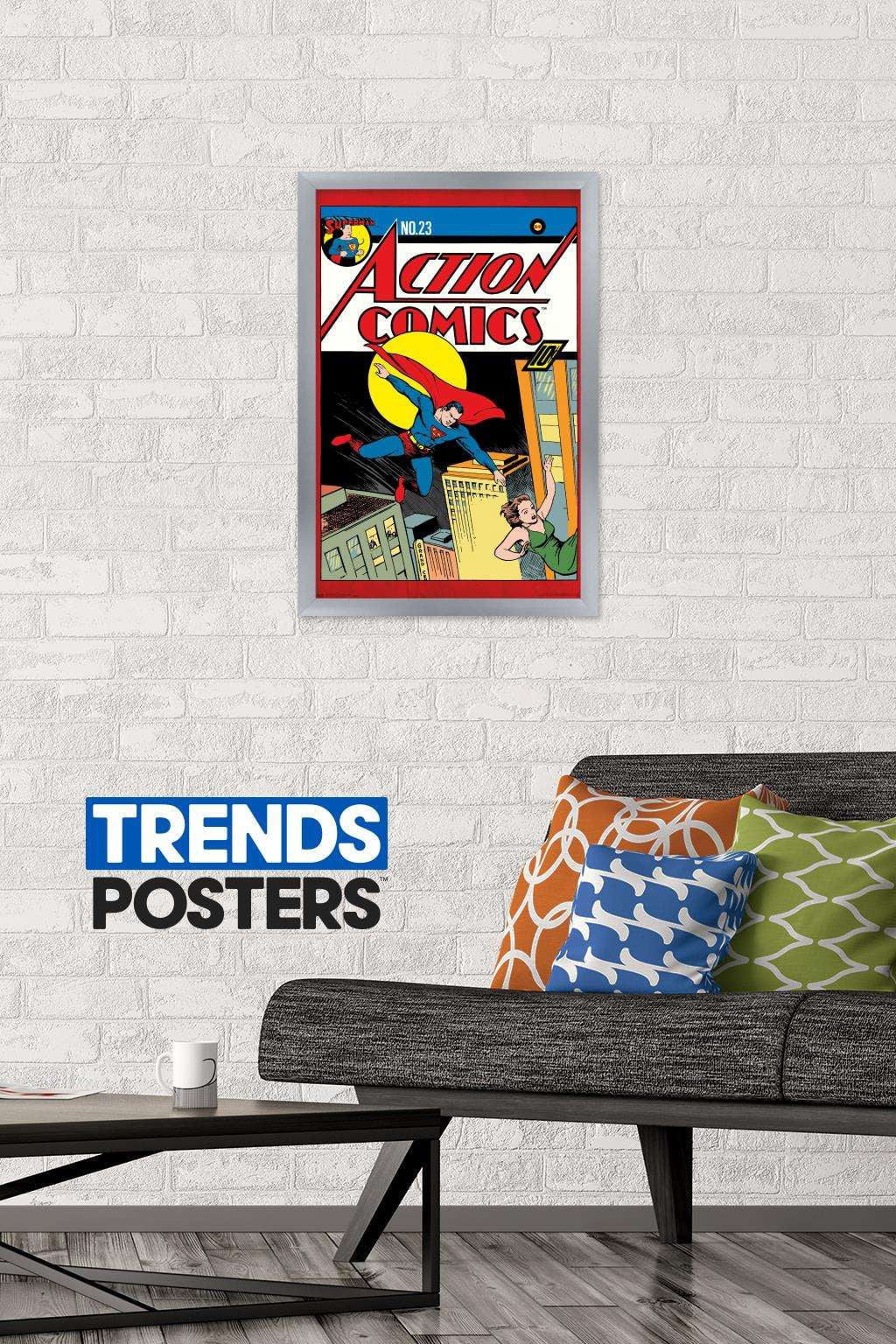 DC Comics - Superman - Action Comics 23 Wall Poster, 14.725" x 22.375", Framed