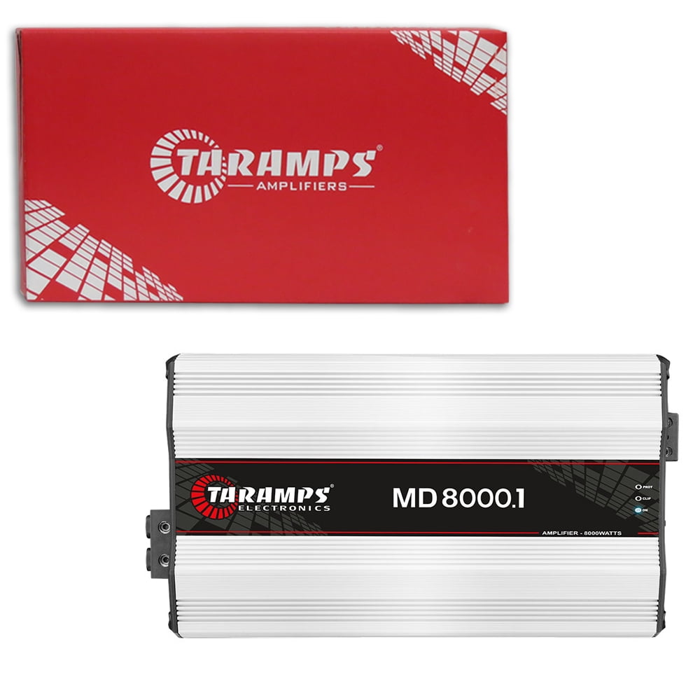 Taramps MD8000.1 1 Ohm Class D Monoblock Full Range Car Amp Amplifier 8000W  RMS
