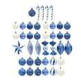 thumbnail image 1 of Juego de 40 piezas de adornos de bolas de Navidad, colgantes decorativos inastillables, decoración de de Navidad para celebración de año Macarena Bolas colgantes de árbol, 1 of 8
