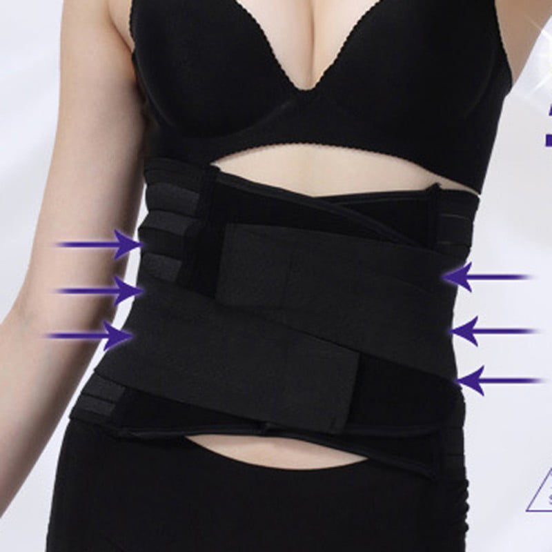 Details about   Women Body Shaper Belly Wrap Band Postpartum Belt Support Belly Recovery Girdle 