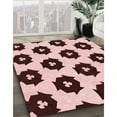 thumbnail image 3 of Ahgly Company Machine Washable Indoor Rectangle Transitional Pink Area Rugs, 5' x 7', 3 of 7
