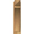 thumbnail image 2 of Ekena Millwork 6"W x 18"D x 26"H Thorton Rough Sawn Arts and Crafts Outlooker, Western Red Cedar, 2 of 4