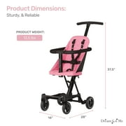 Dream On Me Coast Rider | Travel Stroller | Lightweight Stroller | Compact | Portable | Vacation Friendly Stroller, Pink