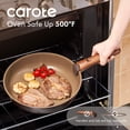 thumbnail image 5 of CAROTE 36-Piece Ceramic Cookware Set ,Detachable Nonstick Pots and Pans Setwith Lids, Induction Compatible, Chocolate, 5 of 10