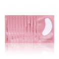 thumbnail image 1 of Juego de 100 pares de almohadillas debajo de los ojos, parches cómodos y frescos debajo de los ojos, almohadilla de gel para extensiones de pestañas, máscara para ojos, herramienta de belleza (rosa), 1 of 5