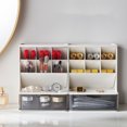 thumbnail image 4 of Multi-Functional Desk Organizer Pencil Holder Stationery, Large Marker Pen Organizer Storagewhitetransparent, 4 of 5