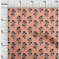 thumbnail image 1 of oneOone Cotton Silk Fabric Leaves & Floral Block Print Fabric BTY 42 Inch Wide, 1 of 4