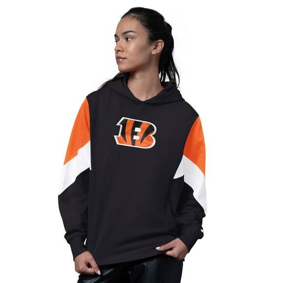 Women's Starter Black Cincinnati Bengals Scrimmage Hoodie