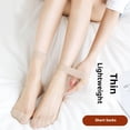 thumbnail image 4 of 10 Pairs Women's Ankle Sheer Socks Thin Nylon Sock Short Dress Stockings See Through Sock Nylon Reinfored Toe Pantyhose Socks for Women, 4 of 5