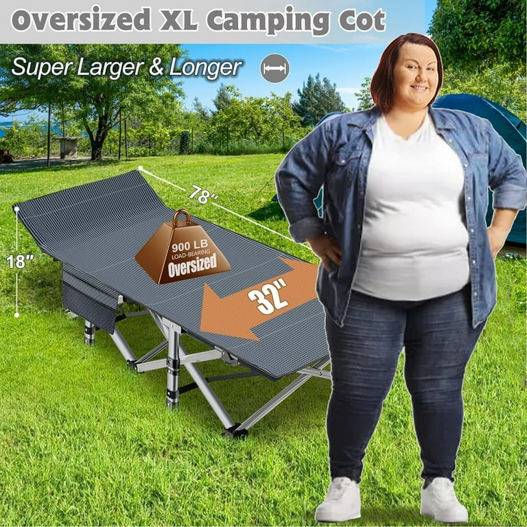 Double size camping clearance cot