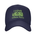 thumbnail image 2 of I Love Garbage Truck Sandwich Cap Unisex Adjustable Adult Baseball Caps Casquette Hats Flat Cap, 2 of 7