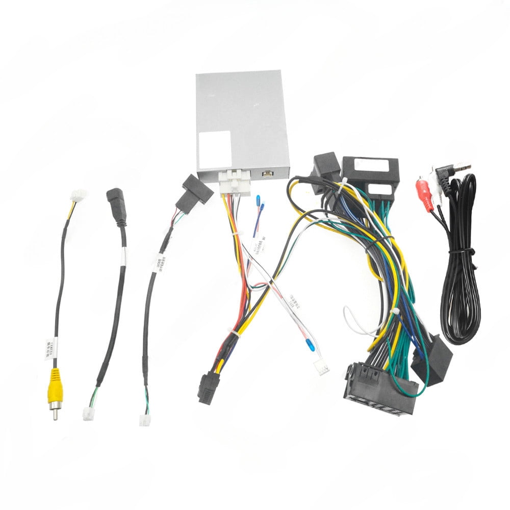 2025-20 lvds android navigation power cable with protocol box for 2011-2015 audi q5.a4l low configuration retrofit