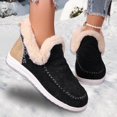 thumbnail image 3 of Women's Winter Boots Plush Lined - Orthopedic Arch Support Slip On Snow Booties, Warm Faux Fur Lining Anti-Slip Flat Shoes for Outdoor Walking, Casual Short Boots, 3 of 4