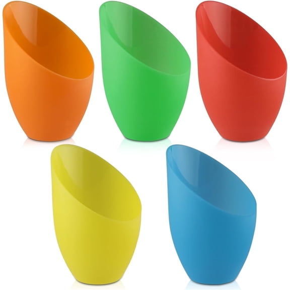 NOGIS 5 Pcs 42mm/1.65inch Plastic Lamp Shade Replacement Floor Lamp Shade Cover Shade for Pendant Light Floor Lamp Bedroom - Multicolor