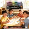 thumbnail image 2 of Dreamy Sparkle Dual-Line Contour Pen with Metallic Outline, Quick-Dry Ink for Drawing & DIY Crafts, Double Line Art Pen for Coloring, Journaling & Card Making, 2 of 9