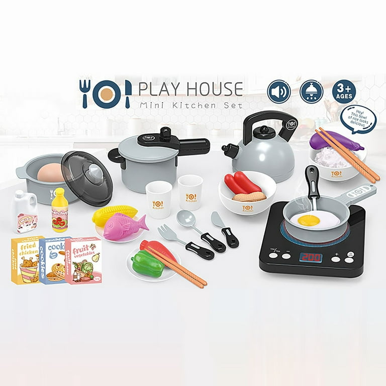 Toys 50% Off Clearance!Tarmeek Kids Kitchen Playset Mini Girls