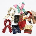 thumbnail image 4 of Qarigey Bufanda cuadrada para mujer, chales de satén, bufandas Vintage, decoración, pañuelo multiusos para viajes al aire libre, trabajo de Ropa, zapatos y accesorios Miscelánea Azul, 4 of 6