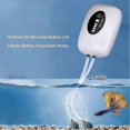 thumbnail image 2 of Aquarium Air Pump Usb Rechargeable Oxygen Pump Fish Tank Bubbler High Capacity 4800mah Lithium Batt, 2 of 5