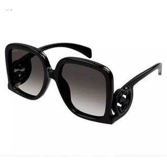 GUCCI GG1264S 002 Rectangular Squared Acetate Blue 52 mm Men's