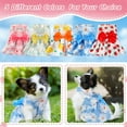 thumbnail image 7 of 5 Pcs Riklu Dog Dresses for Small Dogs Girls, Floral Puppy Dresses Princess Bowknot Summer Dress (L), 7 of 7