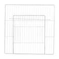 thumbnail image 1 of fastboy Pet Playpen Door Cage Metal Wire Rabbit Panel Indoor Expandable Fence Puppy White Dense Grid 35 x 35CM 1Set, 1 of 6