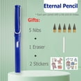 thumbnail image 1 of HB Eternal Pencil Mechanical Pencils no need to Sharpen Easy to Wipe Cute DIY Kawaii Korean Stationery School Supplies for Child 1 Pencil-I, 1 of 6