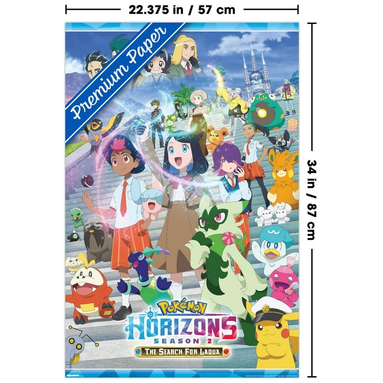 Pokémon Horizons: Season 2 - Key Art Wall Poster, 22.375