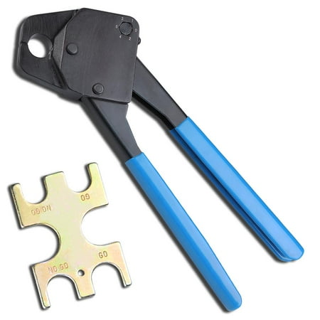 - Yescom Pex Crimper Copper Ring Crimping Plumbing Tool Crimp w/ Gonogo Angle Gauge