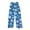 Blue, variant on Women's Christmas Print Plush Pajama Pants, Soft and Comfortable Home Wear Trousers for Winter, Casual Sleepwear with Festive Design,Dark Blue,XS