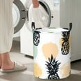 thumbnail image 5 of ZICANCN Laundry Basket Organizer, Tropical Pineapple Colorful Print Collapsible Hamper for Bathroom Bedroom Laundry Room, Small Size, 5 of 7