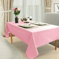 thumbnail image 3 of 100% Cotton Table Cloth Beautiful & Decorative Great for Buffet Table, | Rectangle Tablecloth (60-Inch x 104-Inch, Light Pink)., 3 of 4