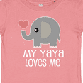 thumbnail image 4 of Inktastic My Yaya Loves Me Grandchild Boys or Girls Baby T-Shirt, 4 of 5
