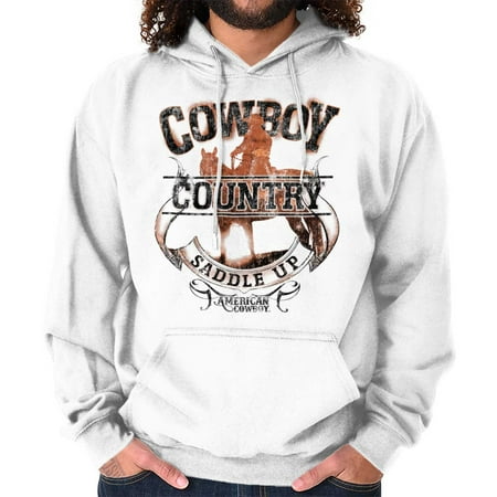 Cowboy Country Saddle Up Horse Western USA Hoodie