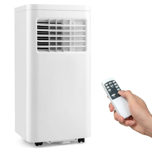 Canddidliike 8000 BTU(Ashrae) Portable Air Conditioner Cools 250 Sq.Ft-5000 BTU, Room Air Conditioner with Remote Control,Dehumidifier