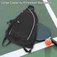 thumbnail image 3 of Mochila Pickleball para mujeres y hombres, mochila reversible para raqueta de tenis, bolsa de tenis ligera e impermeable, mochila para raqueta de bádminton de un solo hombro de tela Oxford, 3 of 7