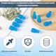 thumbnail image 3 of 10pcs Mouthpiece Replacement for Camelbak, Blue Silicone Bite Valve Replacement, 3 of 5