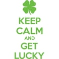thumbnail image 2 of CafePress - Keep Calm And Get Lucky -  Round Wood Ornament 4", 2 of 2