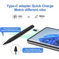 thumbnail image 6 of Slim Pen 2 for Microsoft Surface with 4096 Pressure, Eraser & Right-Click, Palm Rejection,Graphite Nib,for Surface Pro 12/11/10/9/8/7/6/5/4/X,Surface Go 4/3/2,Book 3/2/1,Laptop1-6,Surface Studio 2+/2, 6 of 6