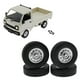 thumbnail image 4 of Neumáticos de coche RC,Juego de ruedas de neumáticos de coche RC 1/16 de 4 piezas,accesorios,Juego de neumáticos de ruedas de camioneta pickup RC 1:16,4 piezas de neumáticos de goma para, 4 of 6