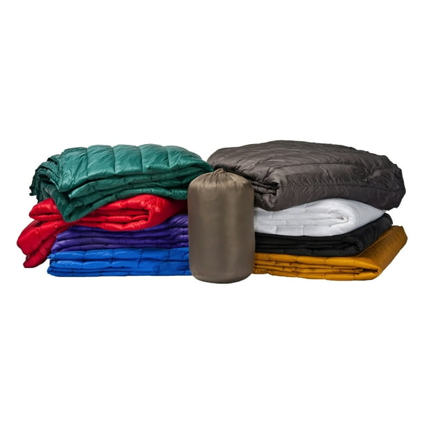 Epoch Hometex Inc. Travelwarm Packable Nylon Down Alternative Indoor Outdoor Blanket Blue Twin Walmart Business Supplies