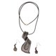 thumbnail image 1 of Collar y pendientes Zulema 1 Pieza de Collar brillante y 1 Par de pendientes de anzuelo Negro, 1 of 8
