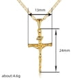 thumbnail image 5 of Cross Pendant Necklace for Women Street Hipster Hip Hop Same Necklace for Women Jewelry Valentines Day, 5 of 8