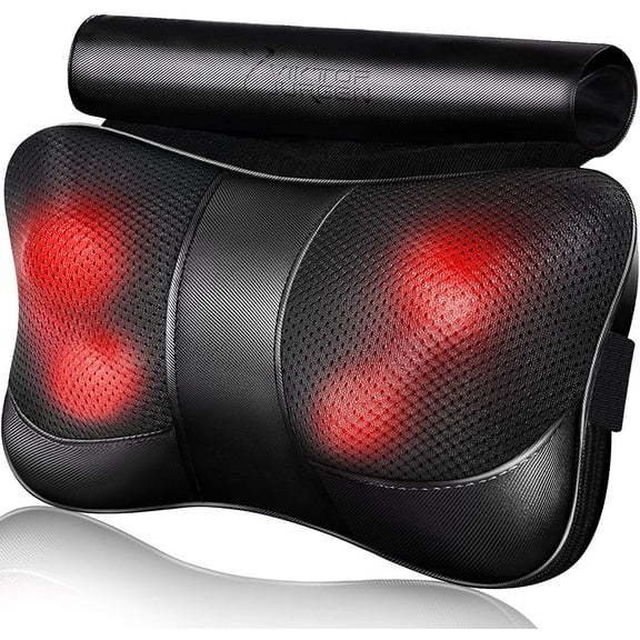 VIKTOR JURGEN Back Massager, Neck Massager with Heat, Shiatsu Shoulder Massager Gifts, Back Neck Massager with Deep Kneading Electric Neck Back Massager, Massage Pillow for Women Men