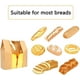 thumbnail image 3 of 50 bolsas de papel Kraft para embalaje de alimentos, bolsa de pan con ventana, bolsa de papel para pan, bolsa de papel Kraft para alimentos, para empacar bocadillos, dulces, chocolate, pan, pasteles DIYPapel ER, 3 of 5