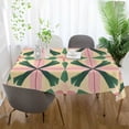 thumbnail image 3 of Yayeee Tablecloths 54" x 54" Rectangle Wrinkle Resistant Party Table Cover, Pink Symmetrical Stars, 3 of 8
