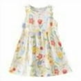 thumbnail image 4 of Favoffer Summer Girls Multicolor Floral Print Dress Round Neck Sleeveless Flowy Cute Sundress Casual Travel Photoshoot Play 1-7Y, 4 of 4