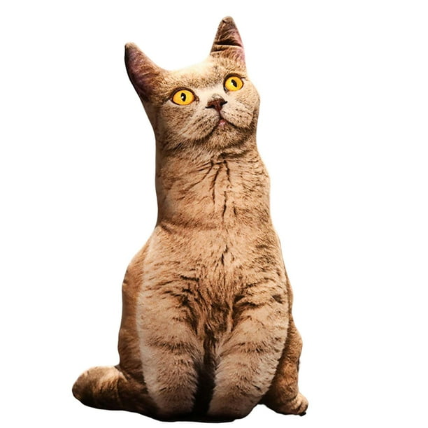 Figura de acción de cojín adorable, juguetes de peluche impresos en 3D, muñeco de animal cómodo de peluche estilo F