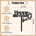 thumbnail image 4 of Nota musical de acrílico negro LDATYLBATY para Cake Topper, 4 of 7